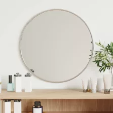 vidaXL ezüstszínű falitükör Ø 40 cm Kerek
