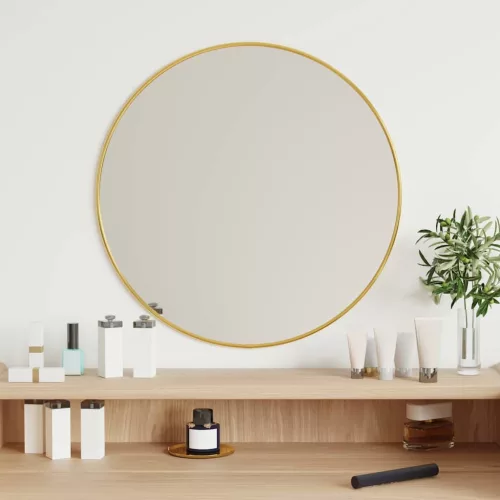 vidaXL arany falitükör Ø 50 cm Kerek