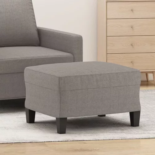 vidaXL tópszínű szövet lábzsámoly 60 x 50 x 41 cm