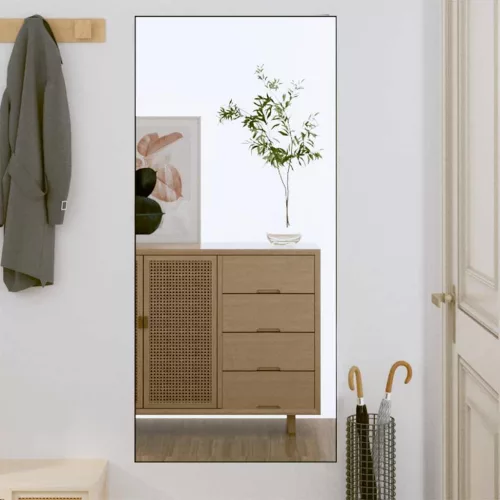 vidaXL téglalap alakú üveg falitükör 50 x 100 cm
