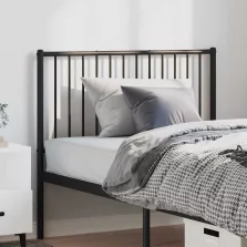vidaXL fekete fém fejtámla 100 cm