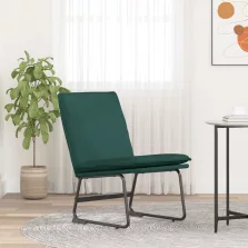 vidaXL sötétzöld szövet pihenőszék 52 x 75 x 76 cm
