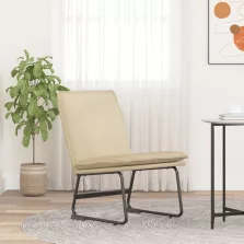 vidaXL Krémszínű szövet pihenőszék 52 x 75 x 76 cm