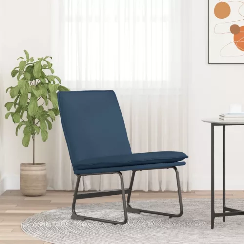 vidaXL kék szövet pihenőszék 52 x 75 x 76 cm