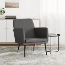 vidaXL szürke műbőr fotel 61 x 78 x 80 cm