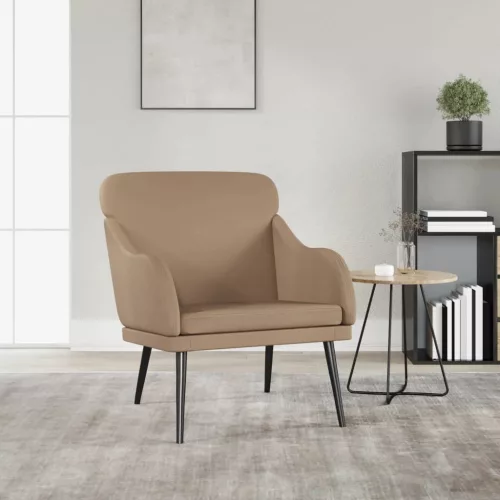 vidaXL kávészínű műbőr fotel 63 x 76 x 80 cm