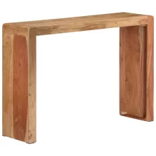 vidaXL tömör akácfa tálalóasztal 110x30x76 cm
