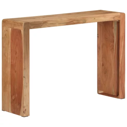 vidaXL tömör akácfa tálalóasztal 110x30x76 cm