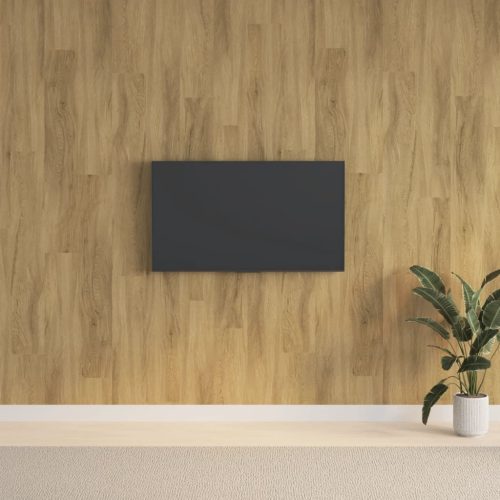 vidaXL barna fa megjelenésű PVC fali panel 2,06 m²