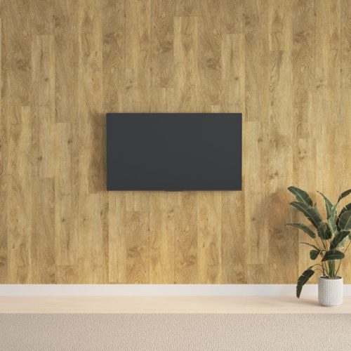 vidaXL barna fa megjelenésű PVC fali panel 2,06 m²