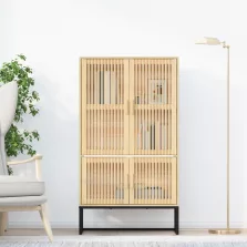 vidaXL szerelt fa magasszekrény 70x35x125 cm