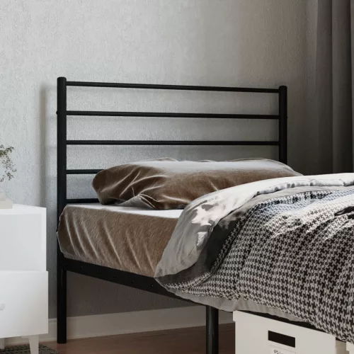 vidaXL fekete fém csere fejtámla 80 cm