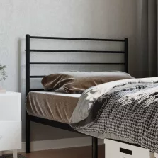 vidaXL fekete fém fejtámla 107 cm