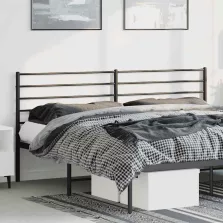 vidaXL fekete fém fejtámla 180 cm