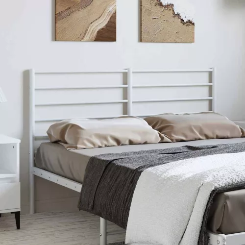 vidaXL fehér fém fejtámla 135 cm