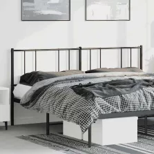vidaXL fekete fém fejtámla 180 cm