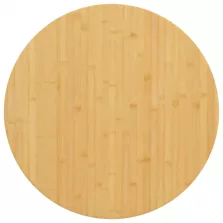 vidaXL bambusz asztallap Ø80 x 4 cm