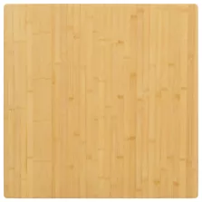vidaXL bambusz asztallap 70 x 70 x 1,5 cm