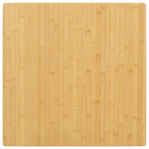 vidaXL bambusz asztallap 80 x 80 x 2,5 cm