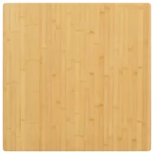 vidaXL bambusz asztallap 70 x 70 x 4 cm
