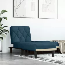 vidaXL kék bársonydívány