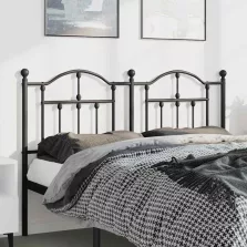 vidaXL fekete fém fejtámla 150 cm