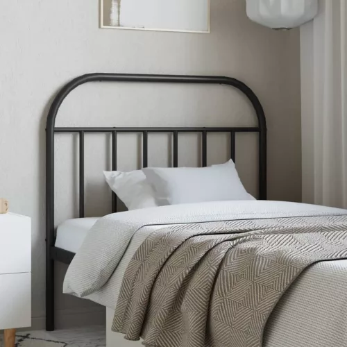 vidaXL fekete fém csere fejtámla 107 cm