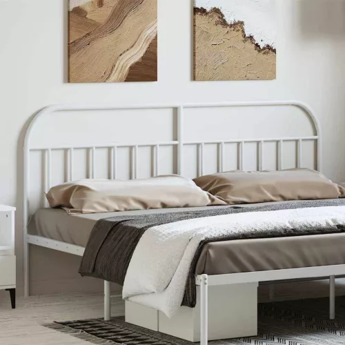 vidaXL fehér fém fejtámla 193 cm