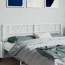 vidaXL fehér fém fejtámla 193 cm