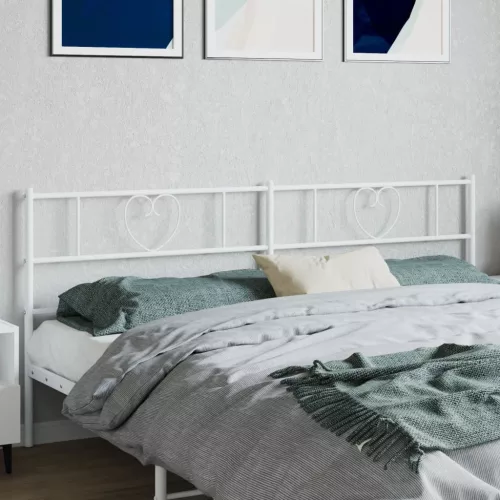 vidaXL fehér fém fejtámla 193 cm