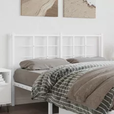 vidaXL fehér fém fejtámla 135 cm