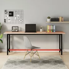 vidaXL tömör bükkfa íróasztallap 200 x 55 x 2,5 cm