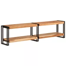 vidaXL tömör akácfa TV-szekrény 160 x 30 x 40 cm