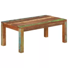   vidaXL dohányzóasztal 110x55x40 cm Tömör, újrahasznosított fa