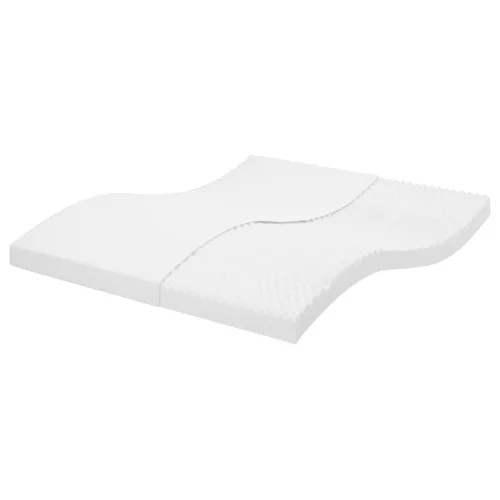 vidaXL fehér 7 zónás 20 ILD keménységű habmatrac 180 x 200 cm