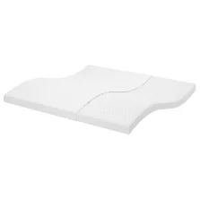   vidaXL fehér 7 zónás 20 ILD keménységű habmatrac 200 x 200 cm