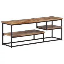   vidaXL tömör újrahasznosított tíkfa TV-szekrény 110 x 30 x 39 cm