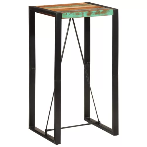 vidaXL tömör újrahasznosított fa bárasztal 60 x 55 x 110 cm
