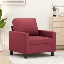 vidaXL bordó műbőr kanapéfotel 60 cm