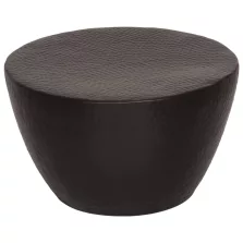   vidaXL fekete kalapált alumínium dohányzóasztal Ø 50 x 30 cm