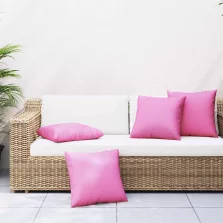   vidaXL Szórt Párnák 4 pcs Rózsaszín 60 x 60 cm Poliészter szövet