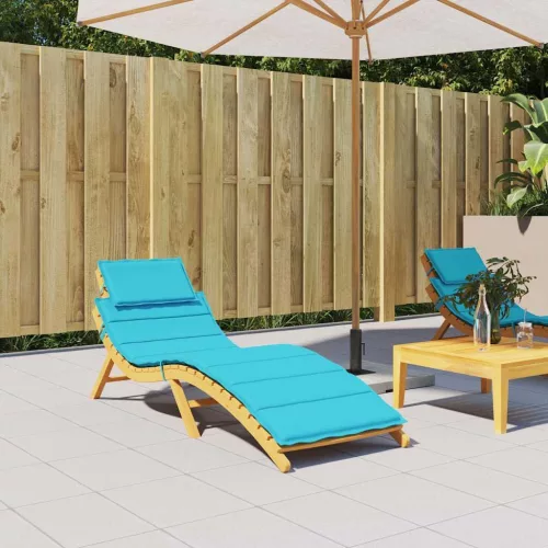 vidaXL türkizkék oxford-szövet napozóágypárna