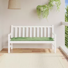   vidaXL levélmintás oxford szövet kerti padpárna 150 x 50 x 7 cm