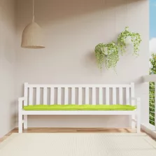   vidaXL élénkzöld oxford szövet kerti padpárna 200 x 50 x 7 cm