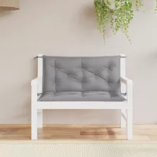   vidaXL 2 db szürke oxford szövet kerti padpárna 100 x 50 x 7 cm