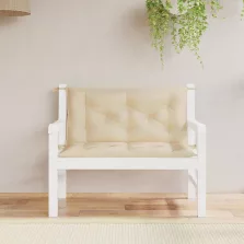   vidaXL 2 db bézs oxford szövet kerti padpárna 100 x 50 x 7 cm