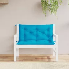   vidaXL 2 db világoskék oxford szövet kerti padpárna 100 x 50 x 7 cm