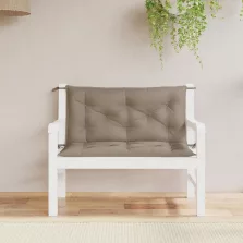   vidaXL 2 db tópszínű oxford szövet kerti padpárna 100 x 50 x 7 cm