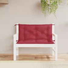  vidaXL 2 db borvörös oxford szövet kerti padpárna 100 x 50 x 7 cm