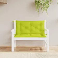   vidaXL 2 db élénkzöld oxford szövet kerti padpárna 100 x 50 x 7 cm